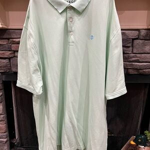 Izod Green Polo Shirt Classic Short-Sleeve